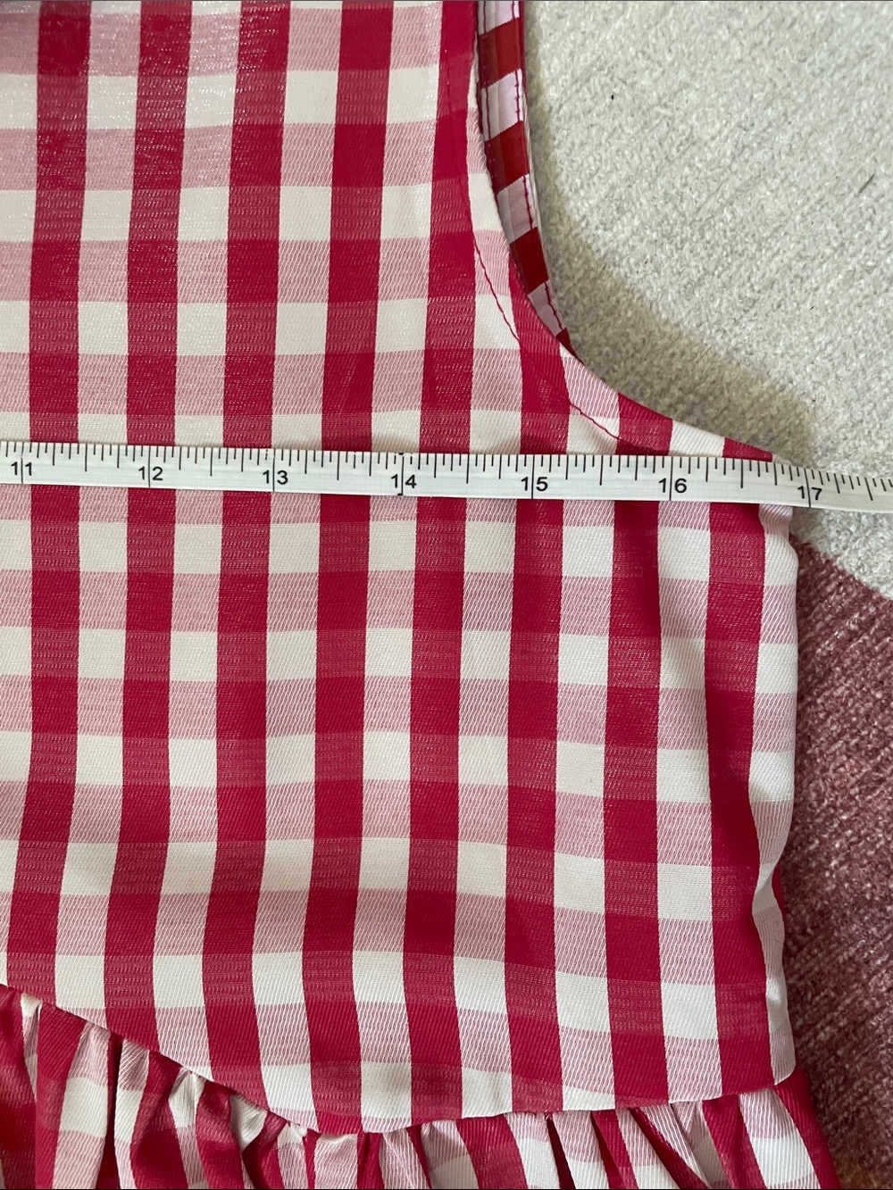Sister Jane Stables Gingham Bow Midi Dress Sz S - Picture 7 of 10